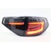 Subaru Impreza WRX GV Version 10 5 Door Hatchback 08-14 Black Face Smoke Light Bar LED Tail Lamp